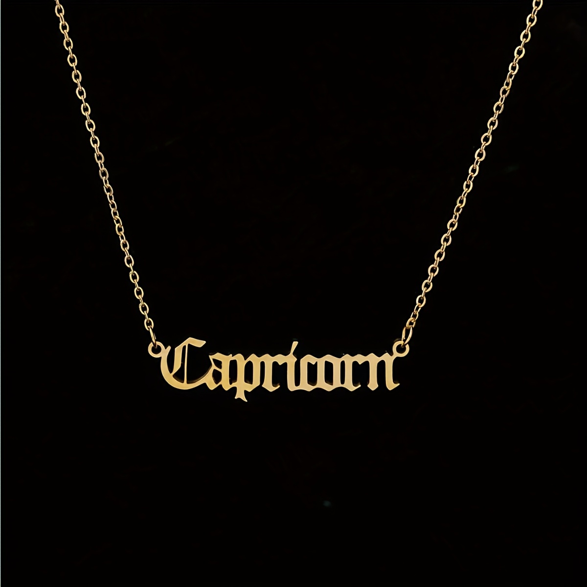 Personalized Zodiac Necklace with 12 Astrological Signs